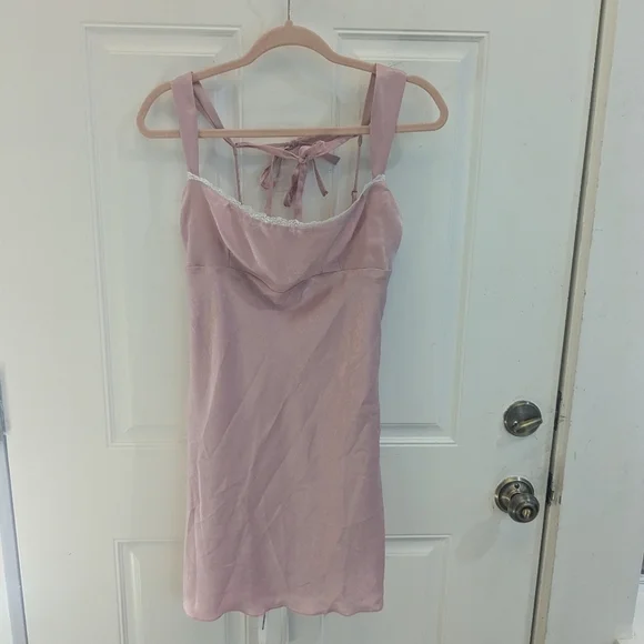 Lucy in the Sky Blush Pink Mini Dress